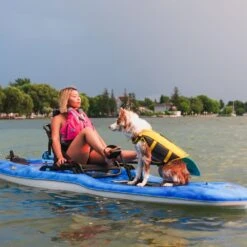 Pelican Sport Getaway 110 HDII Recreational Pedal Kayak -Pelican Kayak MHP10P101 GETAWAY Dog LS