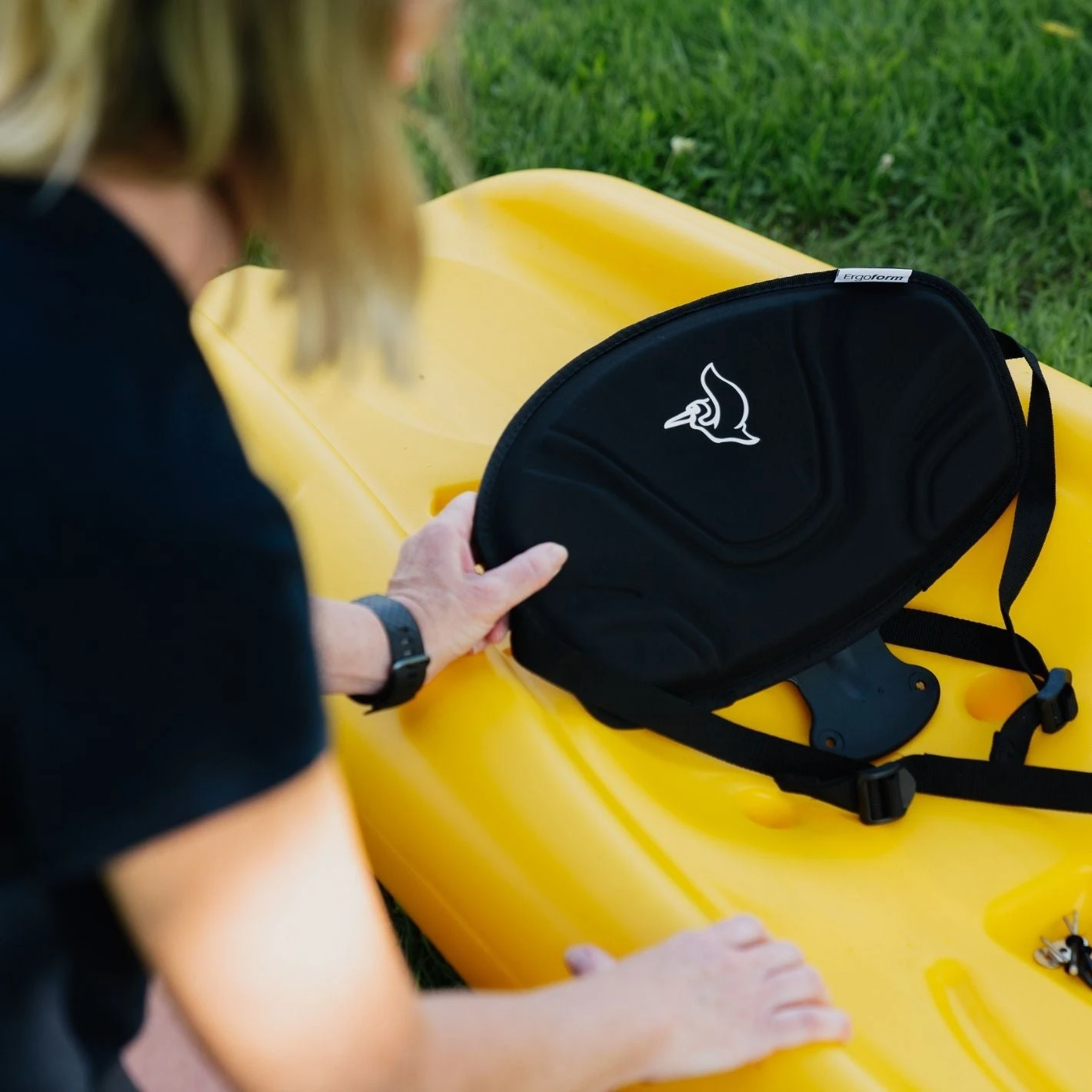 Ergoform™ Backrest Only - Black & White 2 Ergoform™ Backrest Only - Black & White - Image 2