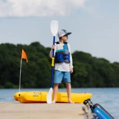 Pelican Sport Combo - 2 Solo Kids Kayaks With Paddles - Yellow 9 Pelican Sport Combo - 2 Solo Kids Kayaks With Paddles - Yellow -Pelican Solokayak Pelican