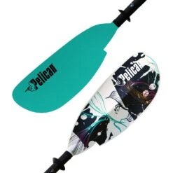 Pelican Sport Symbiosa Adjustable Kayak Paddle 230-240 Cm (90.5"-94.4") 12 Pelican Sport Symbiosa Adjustable Kayak Paddle 230-240 Cm (90.5"-94.4") -Pelican Symbiosa recreational kayak paddle 230 240 cm 90.5 94.4 turquoise graphic