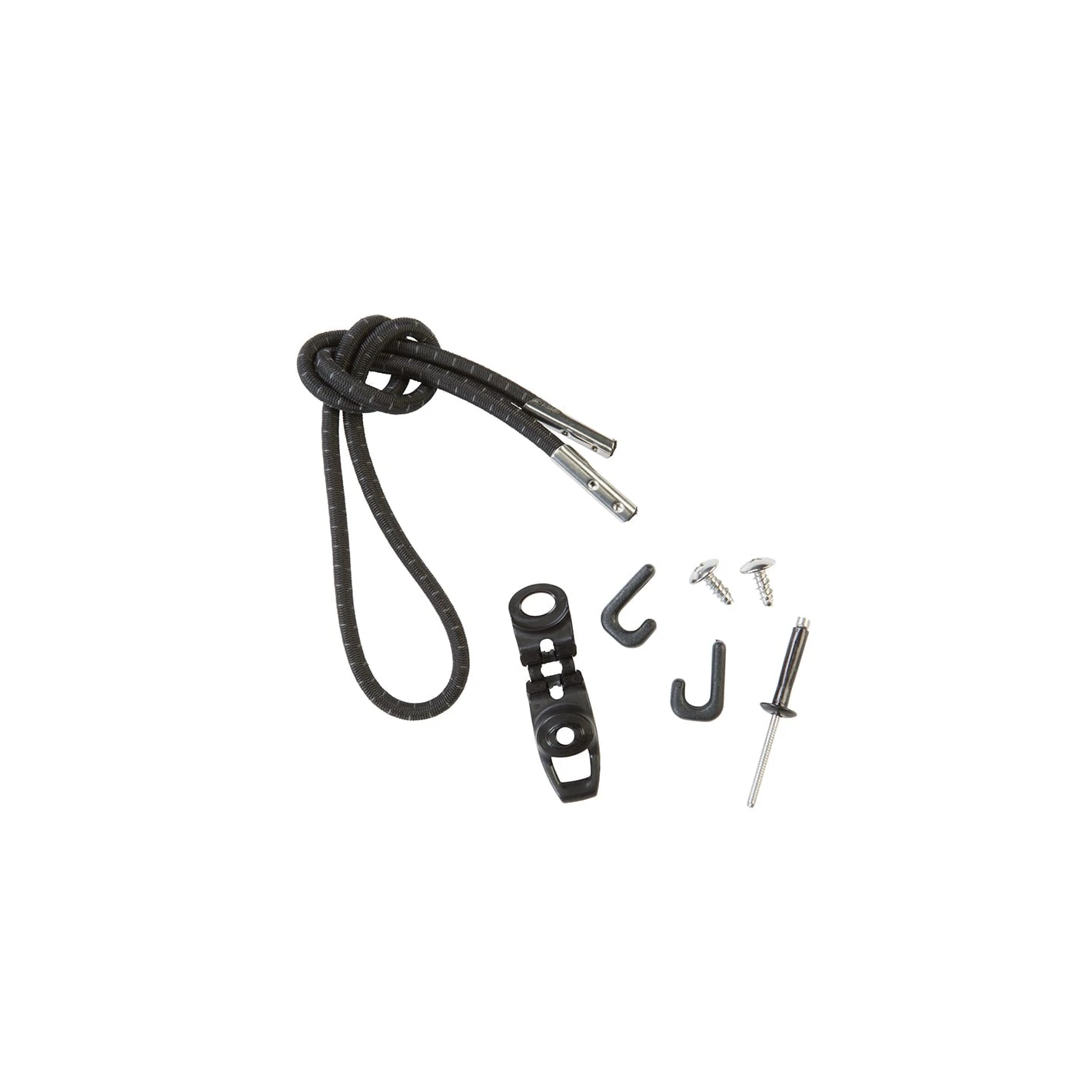 Black & Gray 25" (63.5 Cm) Paddle Tie-down With Hook 1 Black & Gray 25" (63.5 Cm) Paddle Tie-down With Hook