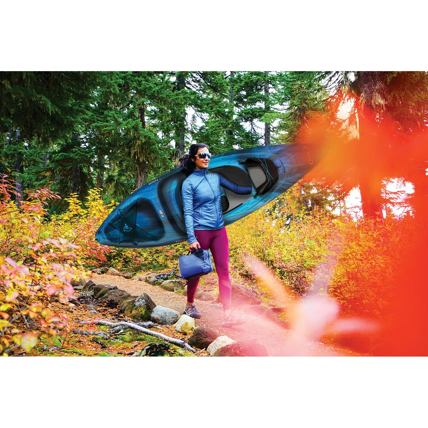 Pelican Sport Mission 100 Kayak With Paddle 4 Pelican Sport Mission 100 Kayak With Paddle - Image 4